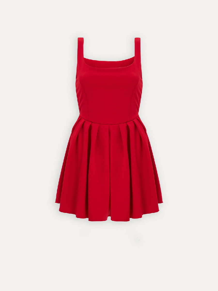 φόρεμα red mini dress